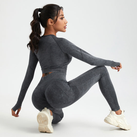 European And American Style Yoga Clothes Suit Women's Sportswear