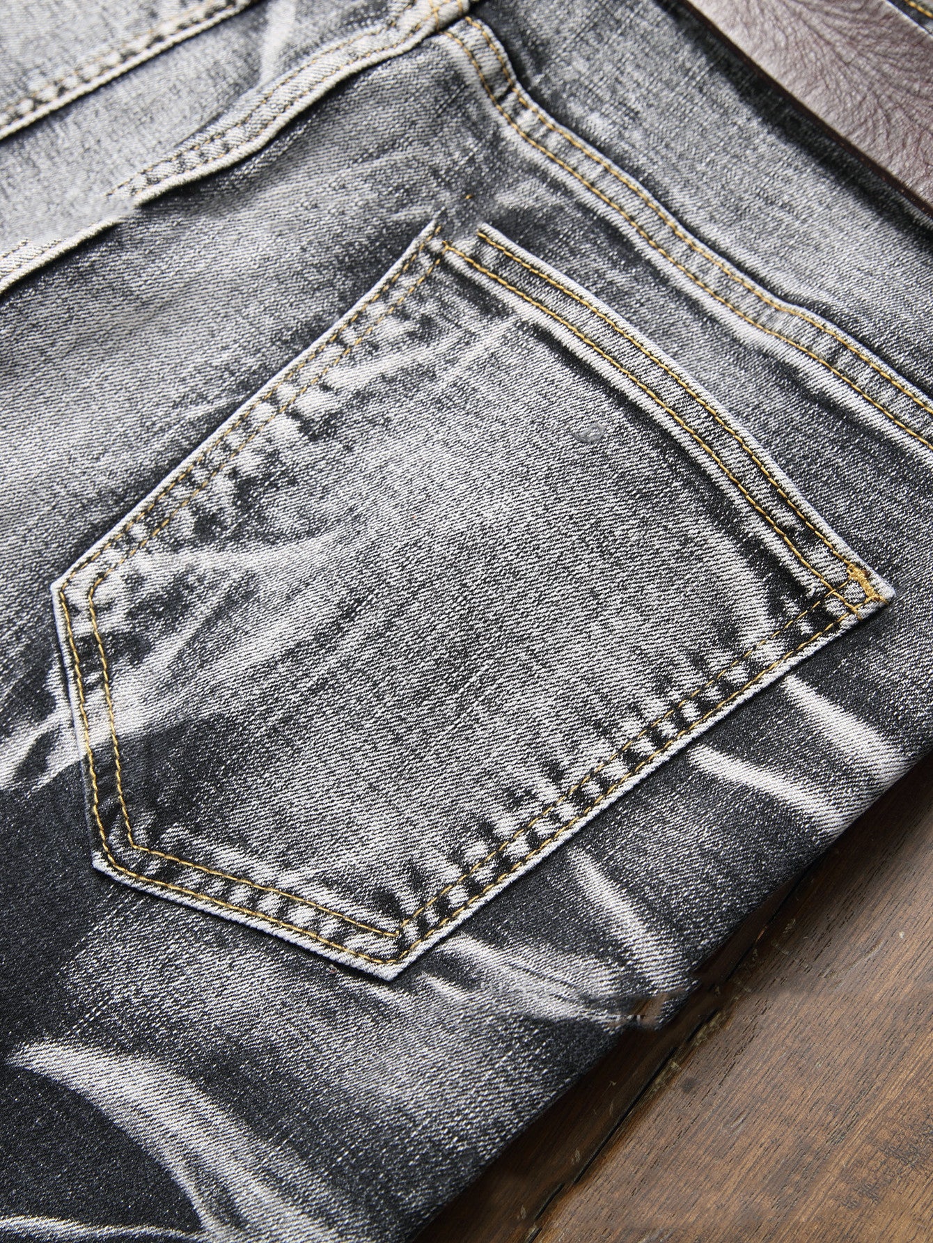 Slim Fit All-match Gray Men's Comfortable